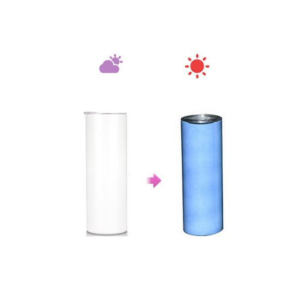 20Oz Glitter Uv Glowing Color Changing And Glow In The Dark Skinny Straight Sublimation Blanks Tumblers - Tumblerbulk