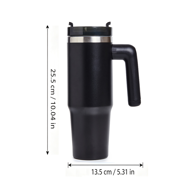 20 Pack 30oz Tumbler Inner Ceramic Lined Stainless Steel Drum with Lid and Straw - Double Walled Insulated Cup with Handle, Compatible with Lipstick, Drum Storage - Leak Proof