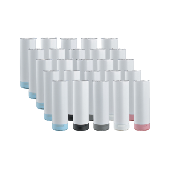 20oz New Models Sublimation Bluetooth Speaker Tumbler Straight Skinny