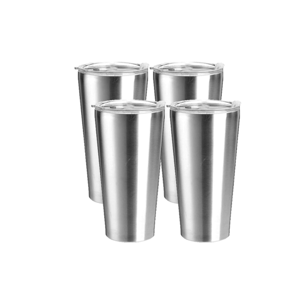 24Oz Stainless Steel Sublimation Insulated Conical Vacuum Cup With Lid And Straw