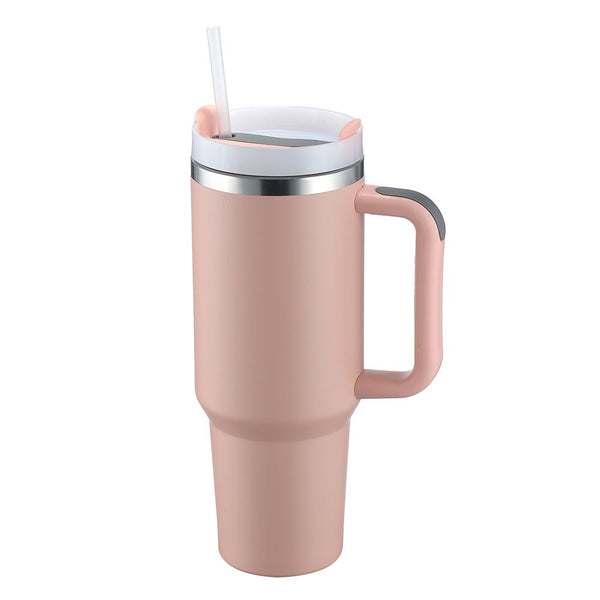 40oz H2.0 Tumbler Stainless Steel Double Wall Insulated Cup with Handle, - Tumblerbulk