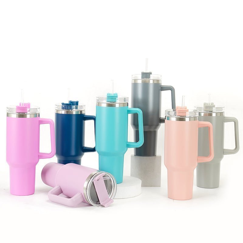 Boer Goat Summer Pool Party Blue Travel Tumbler