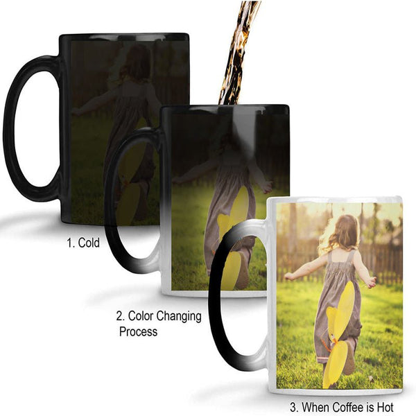 11oz (36 UNIT) Color Changing Coffee Cup Sublimation Mug Magic Mug Thermal Coffee Mug Heating Mug - Tumblerbulk