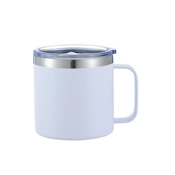 12oz CASE (16/25 UNITS) Cute Coffee Mug Tumbler Bulk Insulated Tumbler Whit handle - Tumblerbulk