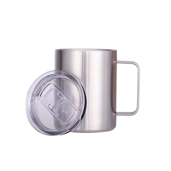 12oz Coffee Mug Mug Tumbler With Handle And Lid - Tumblerbulk