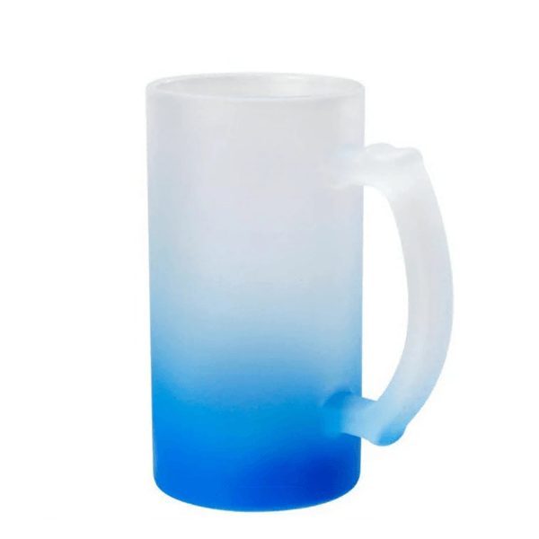 16 OZ CASE Sublimation Gradient Glass Cup Besin Frosted Beer Mugs - Tumblerbulk