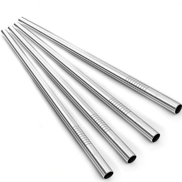 (50 sticks) pack 9.5" Reusable Metal Straws