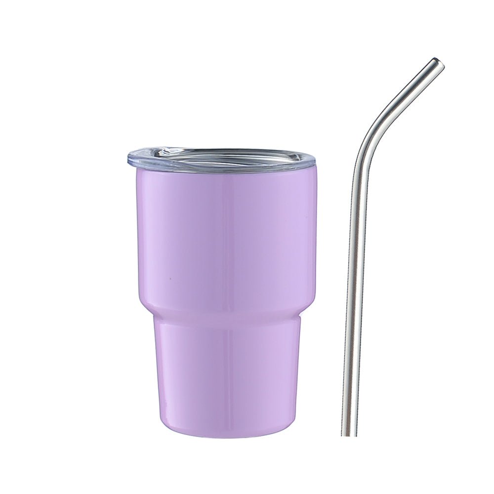 2 oz Case (6/50 Units) Sublimation Mini Car Cup Color Curved Double ...