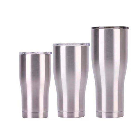 20oz 30oz 40oz Modern Curve Stainless Steel Tumbler Cups In Bulk - Tumblerbulk