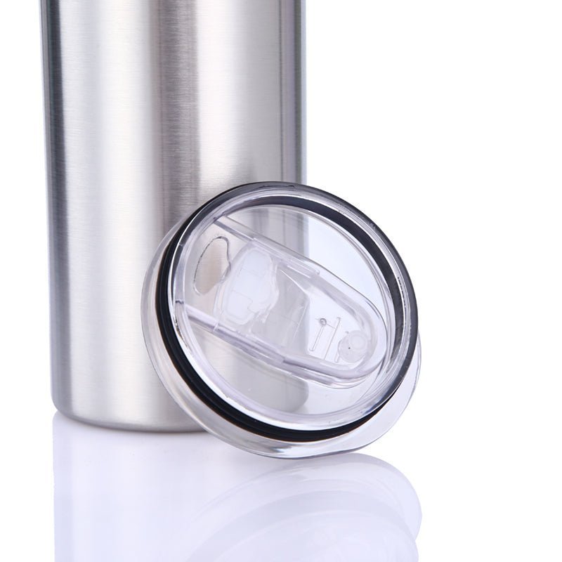 Olsin - Plain Stainless Steel Tumbler with Straw