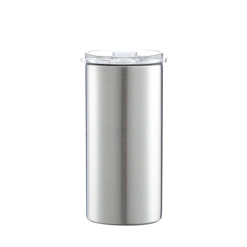 30 oz Sublimation straight skinny tumbler stainless steel vacuum double  walled with lid and plastic straw – Tumblerbulk