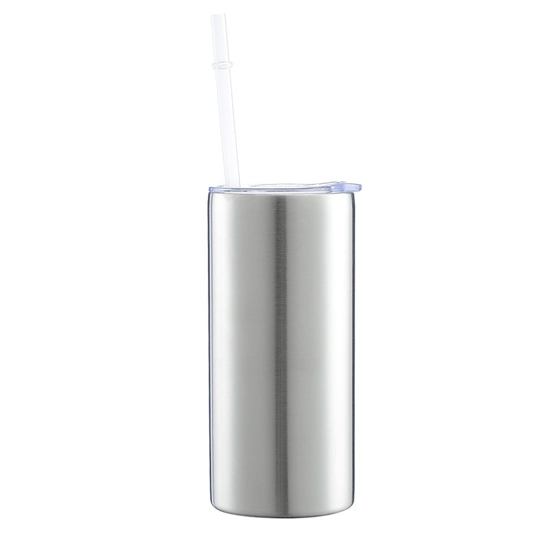 20 Pack Straight Skinny Tumblers Bulk 30 oz Stainless Steel Double Wall  Vacuum Insulated Mugs with Straw Coffee Tumbler Portable Skinny Travel  Tumbler for Hot Cold Drinks DIY Gift