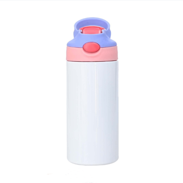 20oz CASE (25 UNITS) Kid sublimation Strainght Insulated Tumbler Cute Sippy Cup Stainless Steel Water Bottle - Tumblerbulk