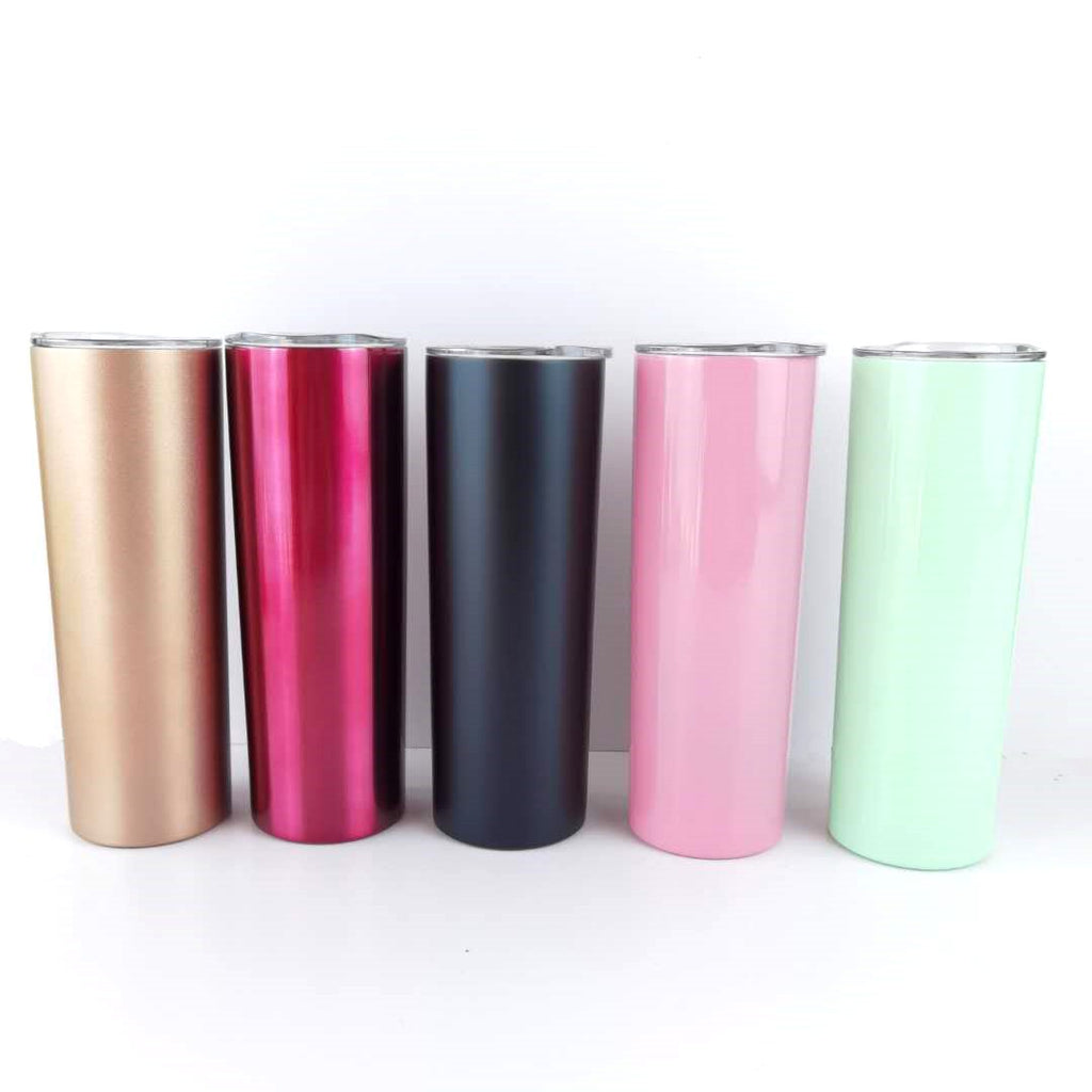 20oz Double Wall Stainless Steel Tumbler - Black