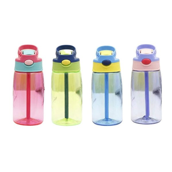 25Pack （4 colors mix） 16oz Plastic water bottle kid tumbler