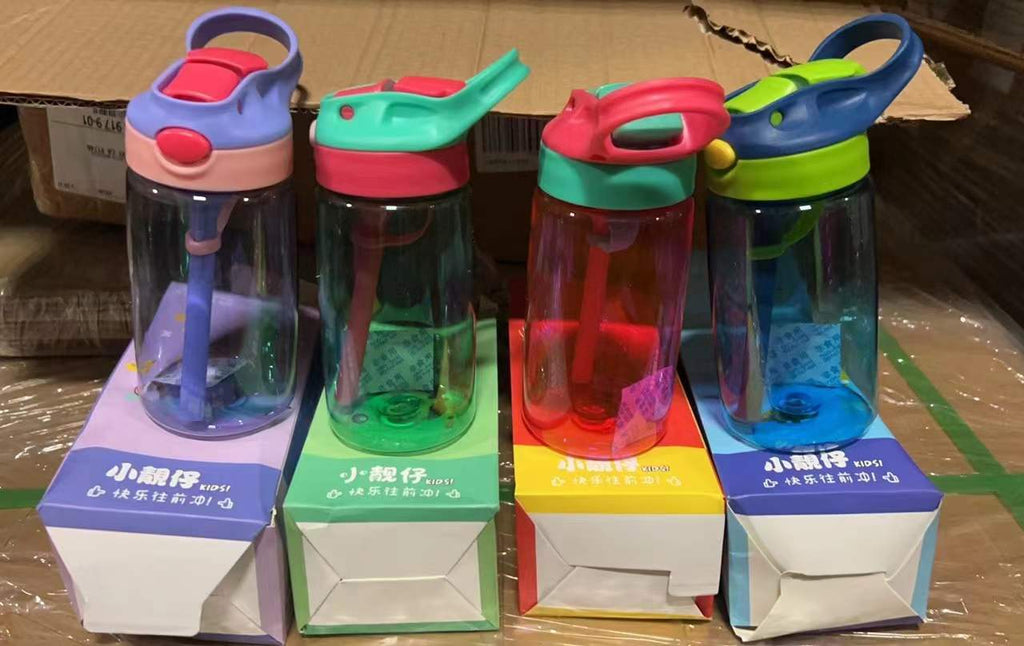 25Pack （4 colors each） 12oz Plastic water bottle kid tumbler – Tumblerbulk