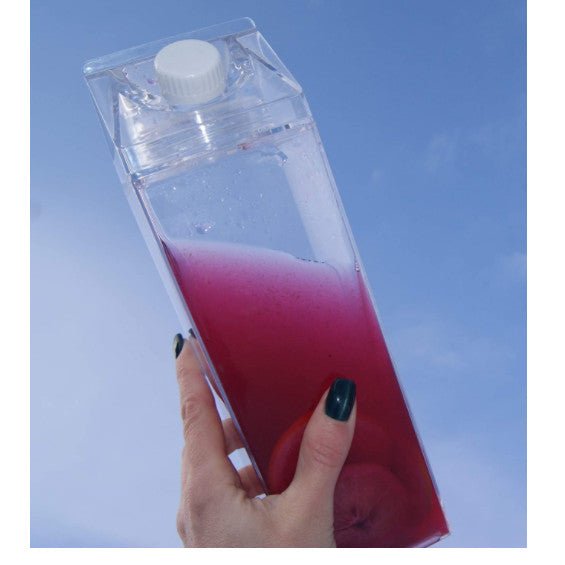 5pcs Plastic Juice Bottles, Clear Bulk Beverage Container, Leak