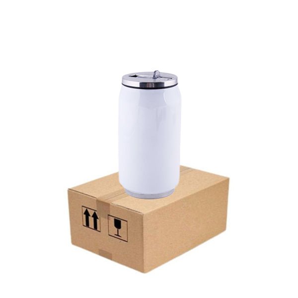 500ml Sublimation Cola Can Double wall Vacuum Insulated Stainless Steel Water Bottle Case of 30Pk - Tumblerbulk