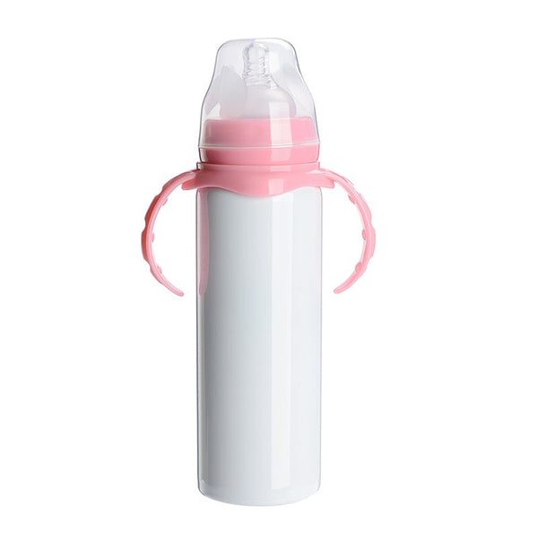 8oz Tumbler Sublimation Blanks Sippy Bottle Stainless Steel Wholesale Baby Vacuum & Straight Cup - Tumblerbulk