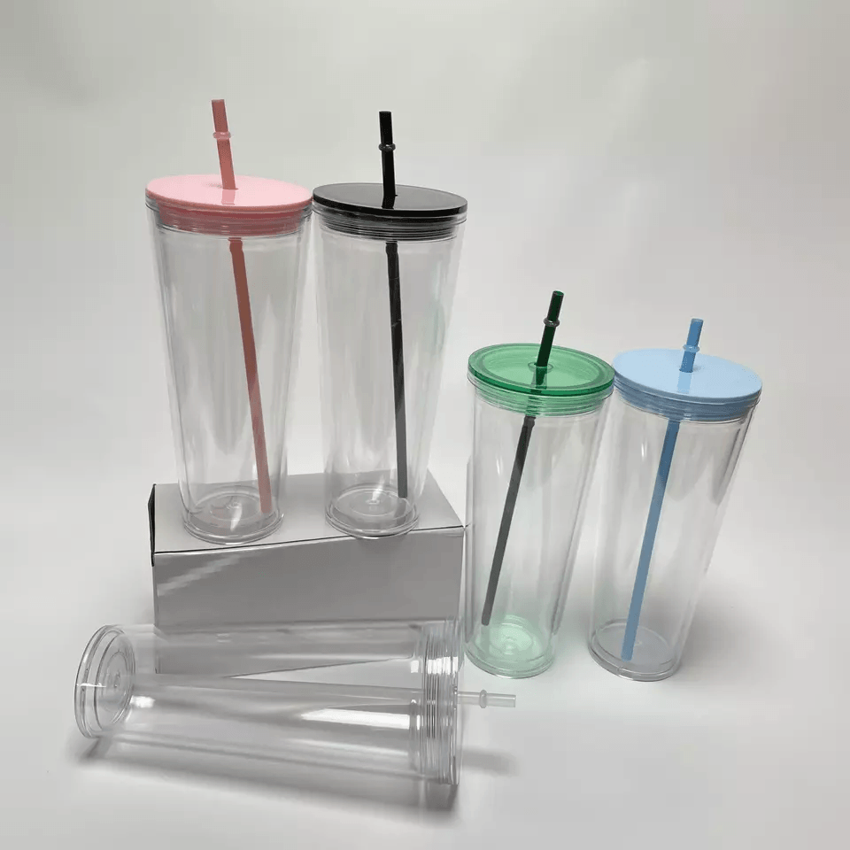 acrylic tumbler with straw wholesale – Tumblerbulk