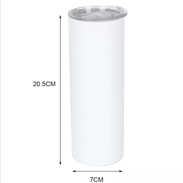 Case of 20oz Sublimation blank straight skinny tumbler in bulk stainless  steel Wholesale in us warehouse – Tumblerbulk
