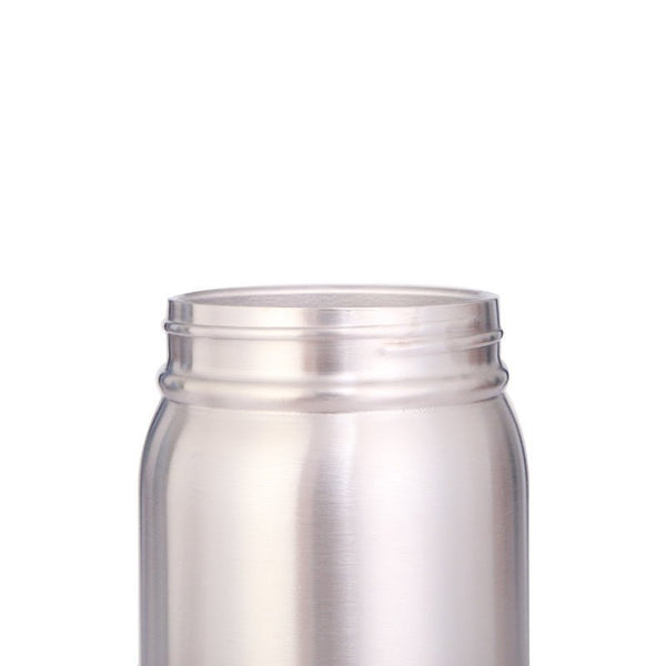 Case of 25pcs 17oz Mason jar stainless steel double walled insulation with lid and plastic straw - Tumblerbulk