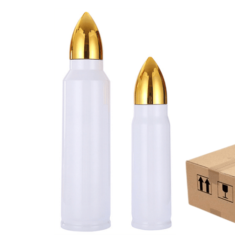 Gold Lid Shotgun Shell 1000ml Metal Stainless Steel Bullet Water Bottle -  China Reusable and Eco-Friendly price
