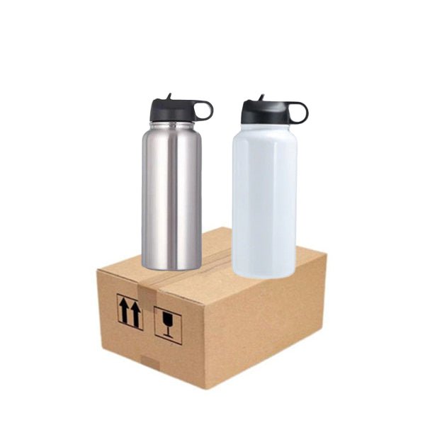 TBBS 32oz Insulated Stainless Steel Water Bottle & Nesting Cup Set 