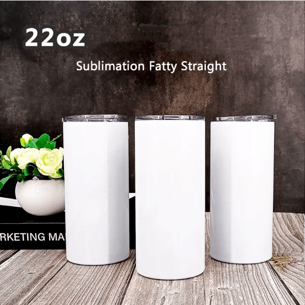 Sublimation Blank Tumbler , 22oz Fatty Tumbler, Sublimation