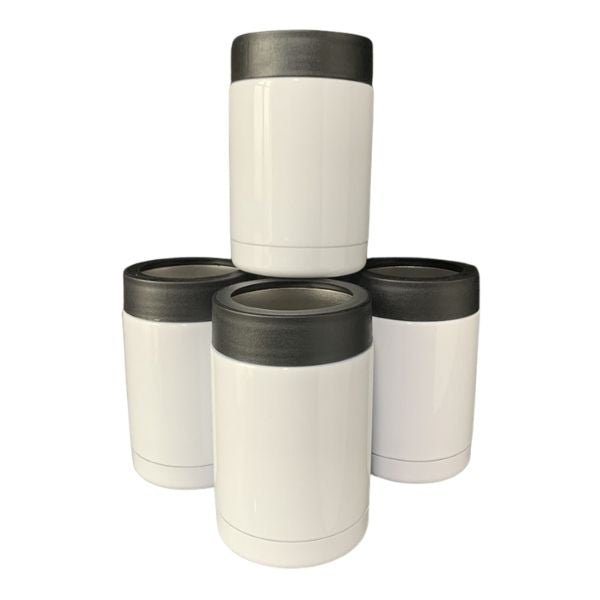 Case of 25pk Sublimation 12OZ-CANCOOLER-stainless steel tumbler double walled insulation with lids - Tumblerbulk