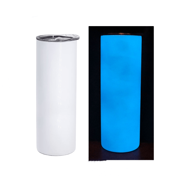 30 oz Sublimation straight skinny tumbler stainless steel vacuum double  walled with lid and plastic straw – Tumblerbulk